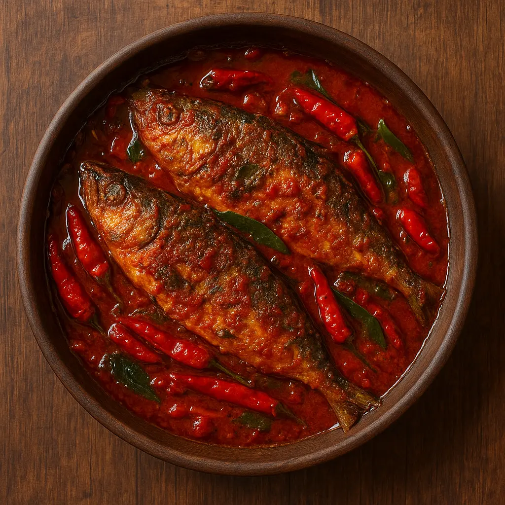 Kanthari Fish - Spicy Kerala fish with Kanthari chillies at Olive South Indian Cuisine Calgary