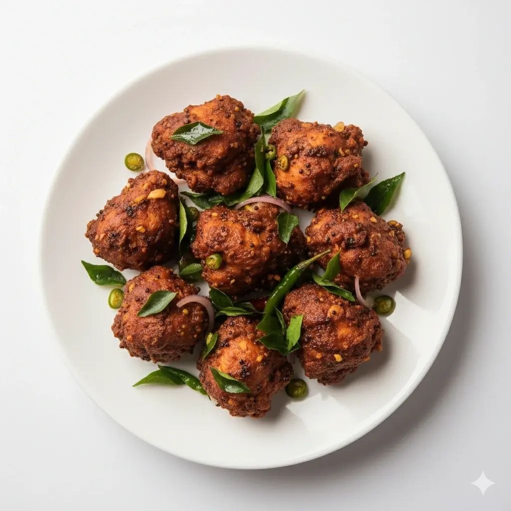 Mutton Pepper Fry - Kerala style mutton at Olive South Indian Cuisine Calgary