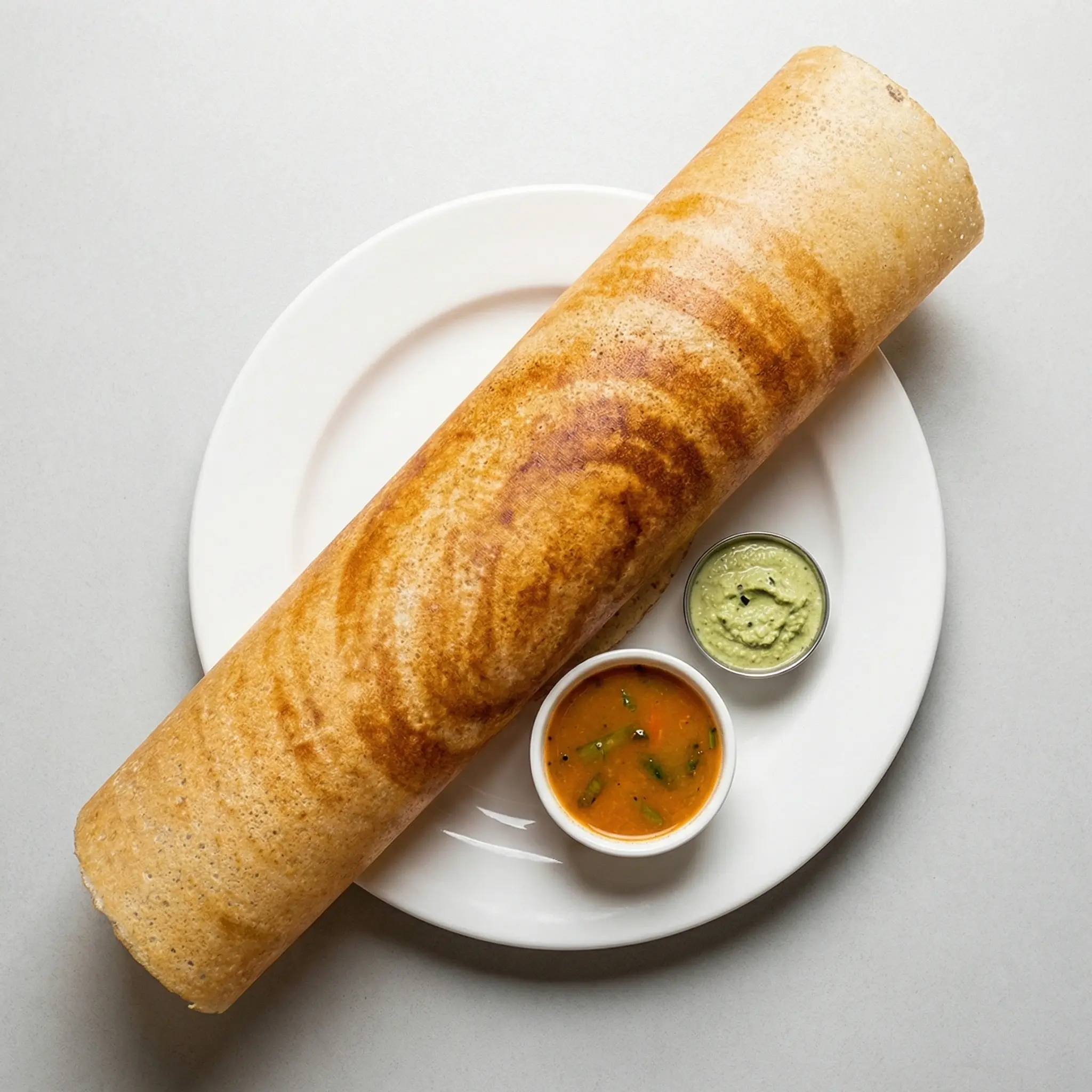 Paneer Dosa - cottage cheese stuffed dosa at Olive South Indian Cuisine Calgary